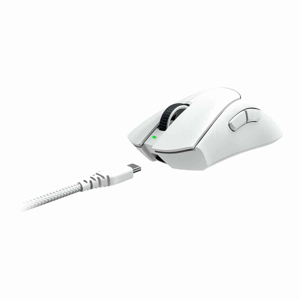 (image for) Razer DeathAdder V3 Pro White Optical Wireless Gaming Mouse